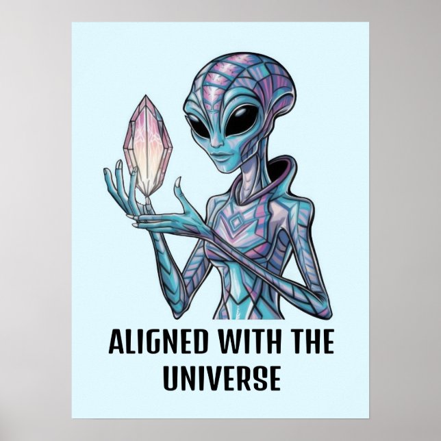 Póster Alienígena Mística (Frente)