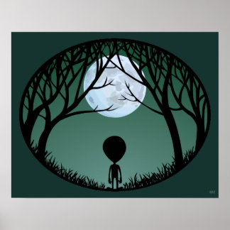 Poster alienígena Poster extranjero de impresión e