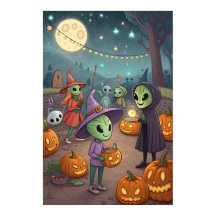 Alienígenas Celebran Halloween en la Tierra – Disf