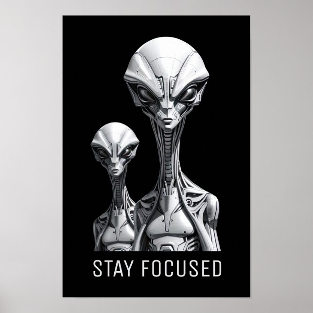 Póster Alienígenas Robot (Frente)