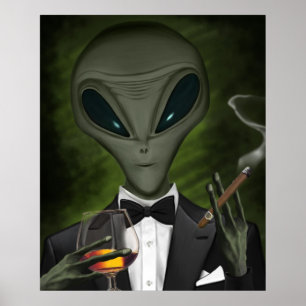 Póster Alienígenas tienen Poster de clase V1