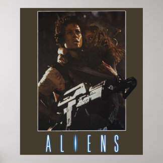 Póster Aliens Ripley Newt
