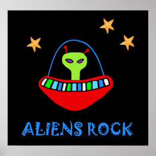 Póster aLiEnS rOcK!
