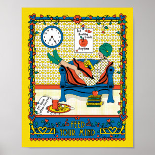 Póster Alimenta a tu Poster Mind_B_8x10