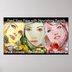 Póster Alimenta tu cara