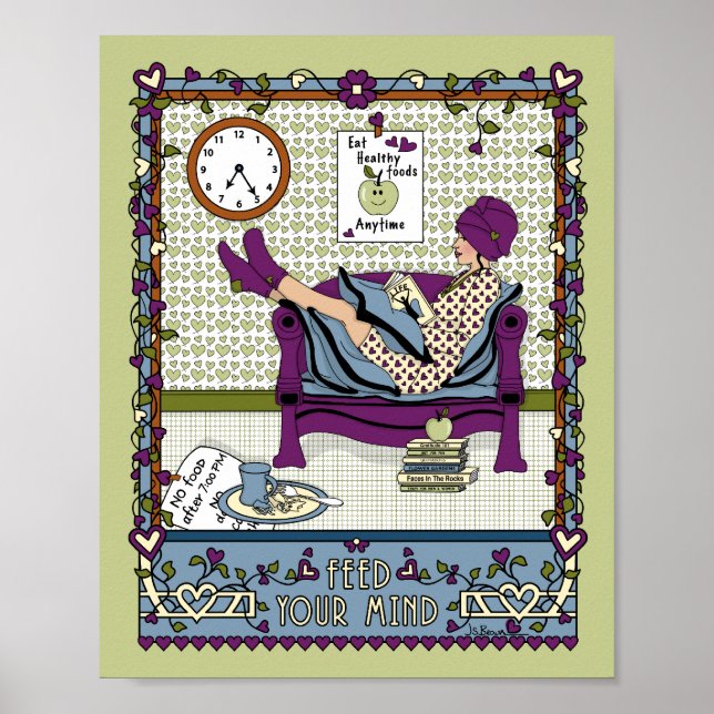 Póster Alimenta tu mente_Póster de 8x10 (Frente)