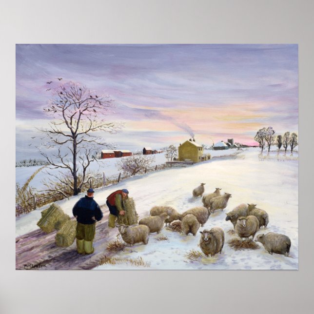 Póster Alimentación de ovinos en invierno (Frente)