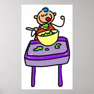Póster Alimento para bebés