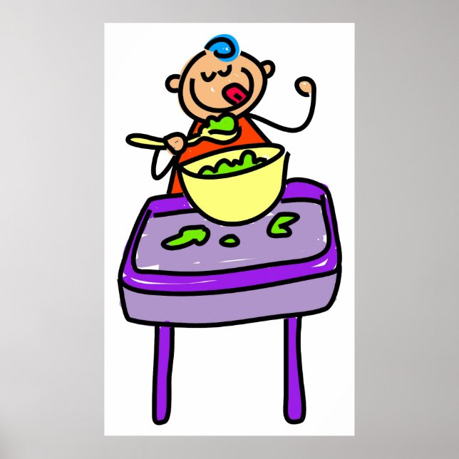 Póster Alimento para bebés (Frente)