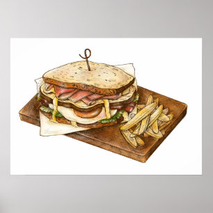 Póster Alimentos