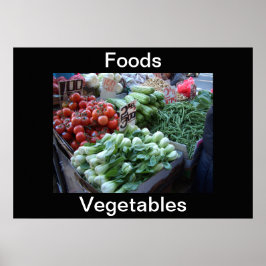 Póster Alimentos Herramientas vitales adaptables Identifi