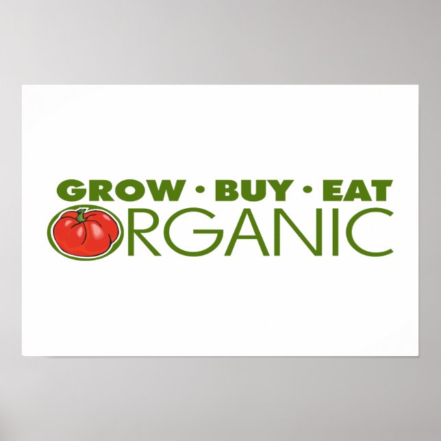 Póster Alimentos orgánicos (Frente)