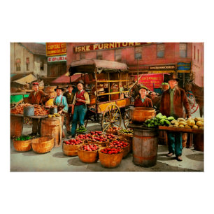 Póster Alimentos - Verduras - Mercado de Indianápolis 190