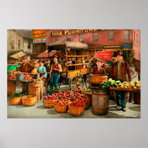 Póster Alimentos - Verduras - Mercado de Indianápolis 190
