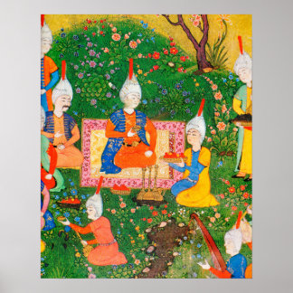 Póster Alisher Navoy, Ceremonia del Té