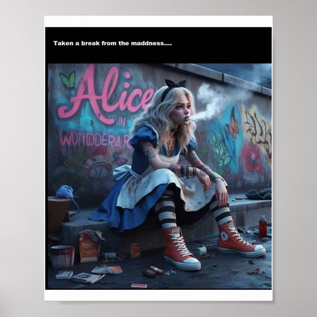 Póster Alison Wonderlund (Frente)