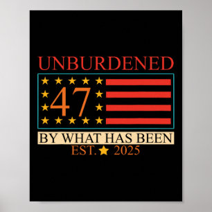 Póster Aliviado 47 Por Lo Que Ha Sido Est. 2025 Trump Esp