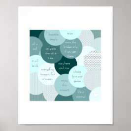 Póster "Alivio de estrés"