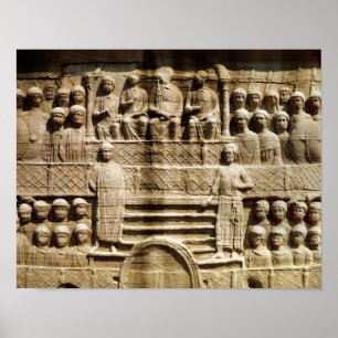 Póster Alivio en la base del obelisco de Theodosius