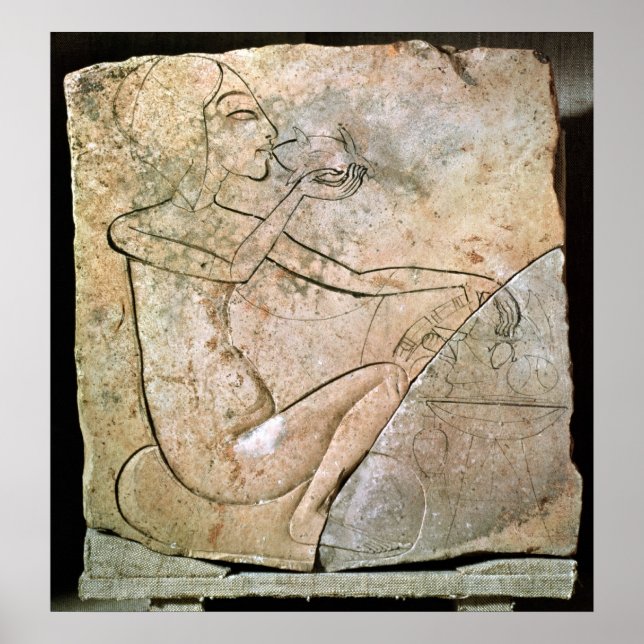 Póster Alivio representando a una princesa comiéndose un  (Frente)