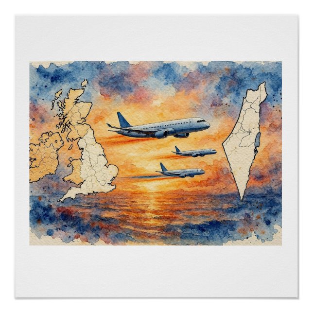 Póster Aliyá,  (Anverso)