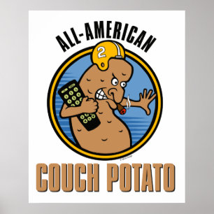 Póster All-American Couch Potato