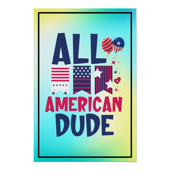 Póster All American Dude-96993 (Anverso)
