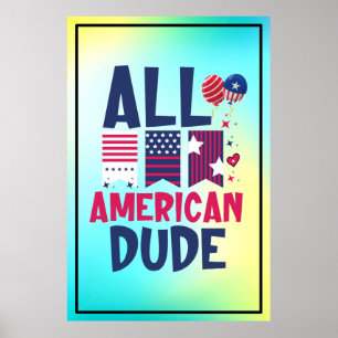 Póster All American Dude-96993