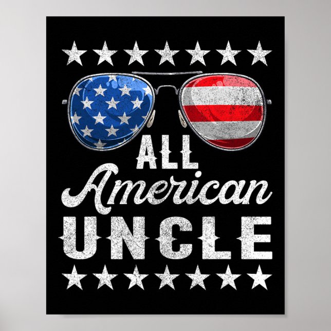 Póster All American Uncle Shirt (Frente)