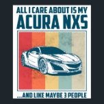 Póster All I Care About Is My Pontiac Gto and like maybe<br><div class="desc">A vintage classic car poster perfect for decorating your home,  garage,  office,  or studio. This retro automotive artwork is ideal for car enthusiasts,  collectors,  and anyone who appreciates timeless classic car culture.</div>