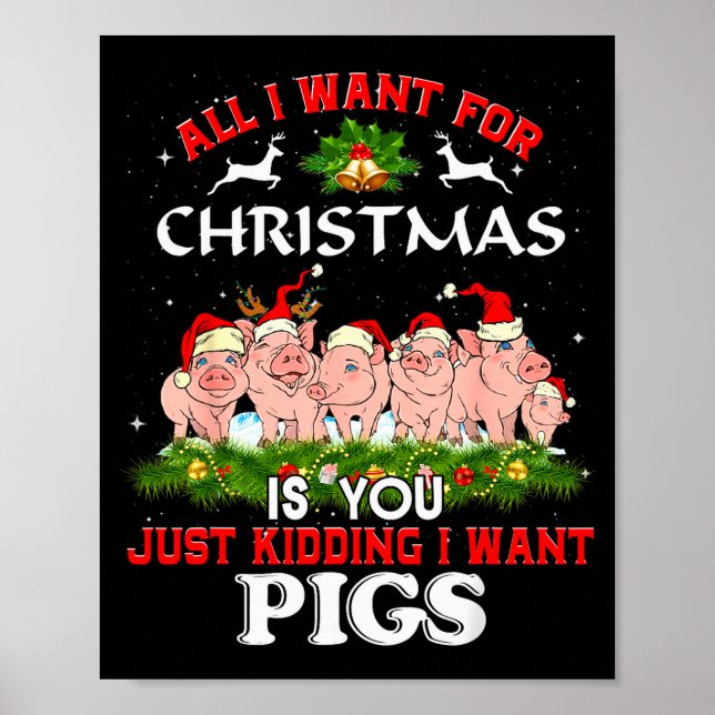 Póster All I Want For Christmas Is A G Ugly Sweater  (Frente)