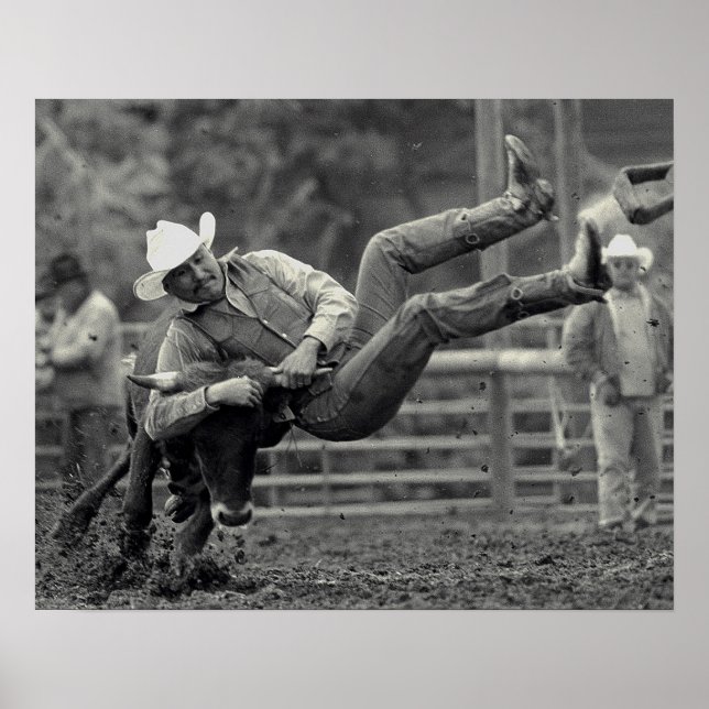 Póster All Indian Rodeo in Tygh Valley, Oregon. Clint (Frente)