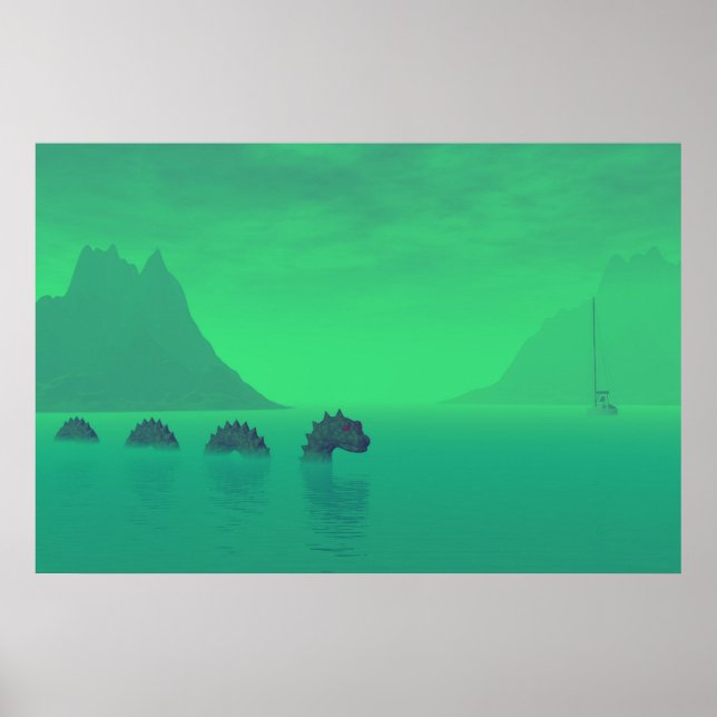 Póster "All Quiet in the Loch" (Frente)