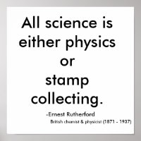 All science is either physics or stamp collecti...