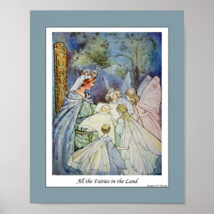Póster "All the Fairies in the Land" M. Tarrant, 1915