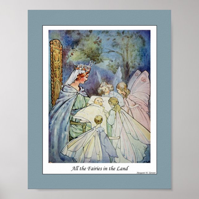 Póster "All the Fairies in the Land" M. Tarrant, 1915 (Frente)