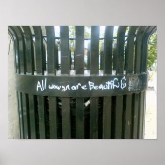 Póster all wowmyn are beatiful