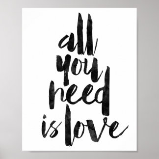 Póster All You Need Is Love