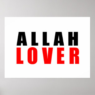 Póster Allah lover