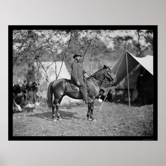 Póster Allan Pinkerton, Head of the Secret Service 1862 (Frente)