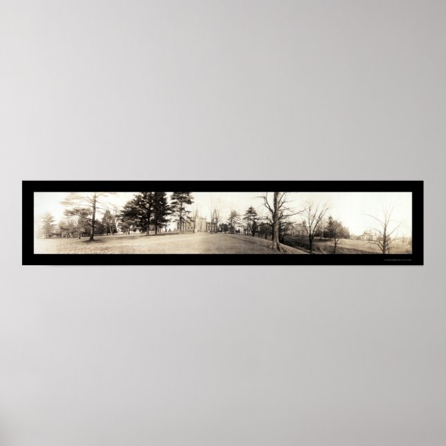 Póster Allegheny College PA Photo 1909 (Frente)