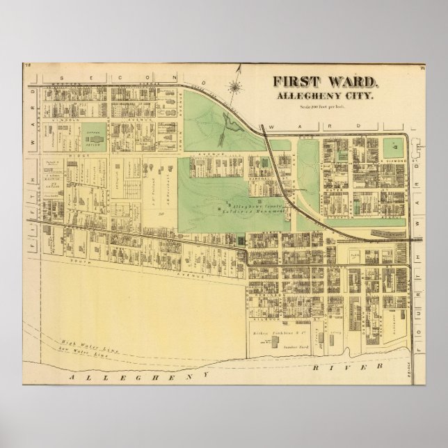 Póster Allegheny ward 1 (Frente)