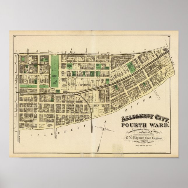 Póster Allegheny ward 4 (Frente)