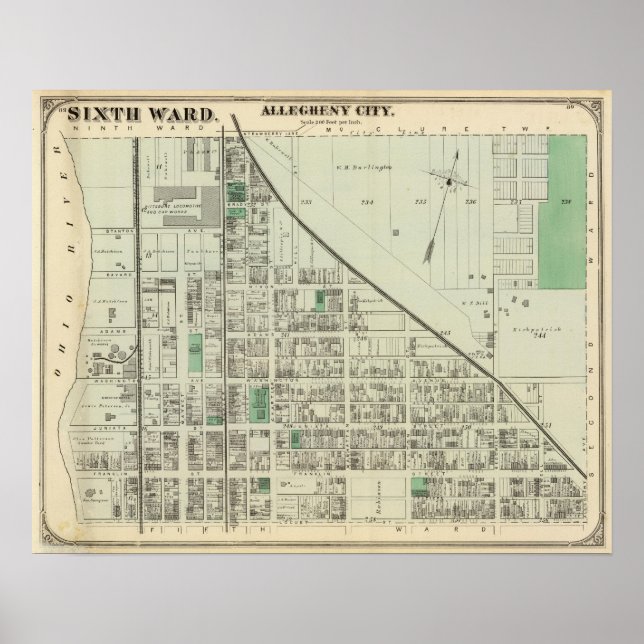 Póster Allegheny ward 6 (Frente)