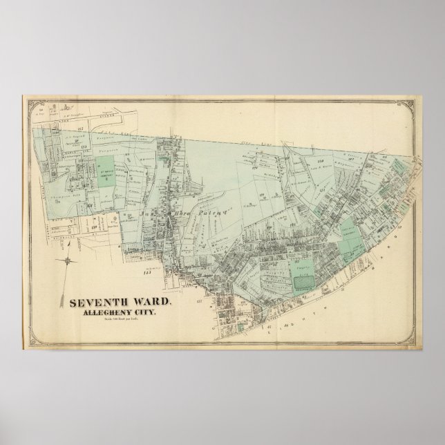 Póster Allegheny ward 7 (Frente)