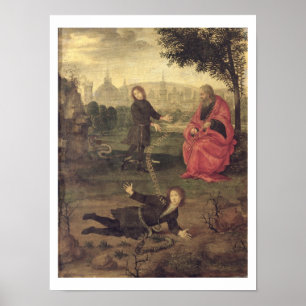 Póster Allegory, c.1485-90 (oil on panel)