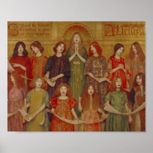 Póster Alleluia (por Thomas Cooper Gotch)