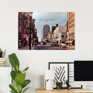 Póster Allentown, Pennsylvania 1950