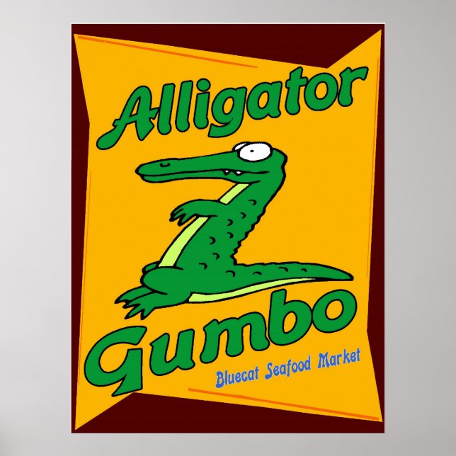Póster Alligator Gumbo (Frente)
