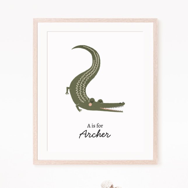 Póster Alligator Nursery Wall Art (Subido por el creador)